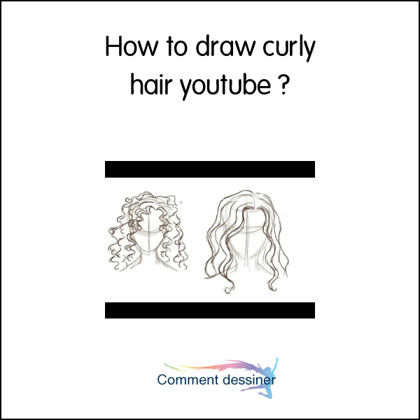 How to draw curly hair youtube